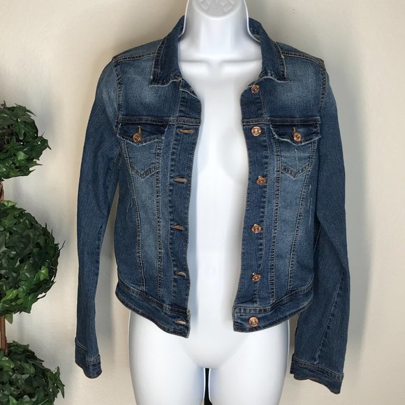 🎉HP!🎉Love Tree Denim Jacket | Blue | Small - Picture 3 of 10